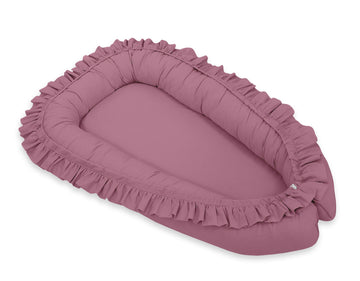 Babynest, cocoon, geborgen en veilige slaapomgeving voor baby's - pastel violet - BellaFurn