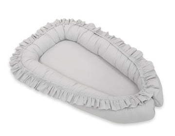 Baby nest, cocoon, verstelbaar comfort – Oeko-Tex katoen, handgemaakt, dubbelzijdig, BellaFurn