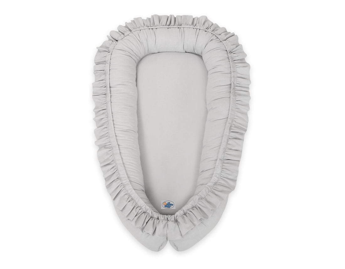 Baby nest, cocoon, verstelbaar comfort – Oeko-Tex katoen, handgemaakt, dubbelzijdig, BellaFurn