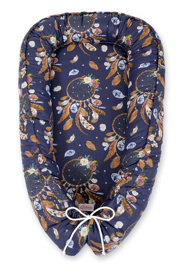Baby nest cocoon, wiegje, tweezijdig & verstelbaar voor optimaal comfort – BOBONO Dream Catchers