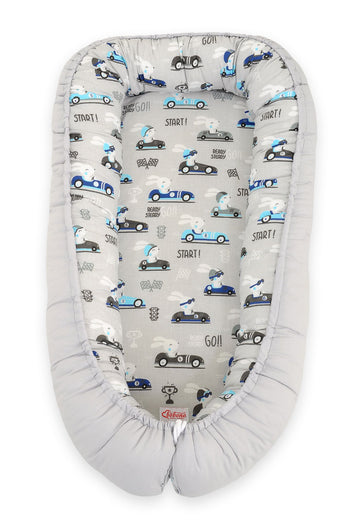 Dubbelzijdig baby nestje - cocoon wiegnest - veilig en geborgen slapen voor je baby