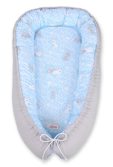 Baby nest, cocoon, veilig en verstelbaar - dubbelzijdig, premium katoen, BOBONO
