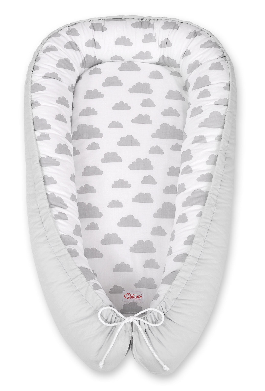Baby nestje - cocoon - meegroeiend & Oeko-Tex katoen, veilig slapen, dubbelzijdig design