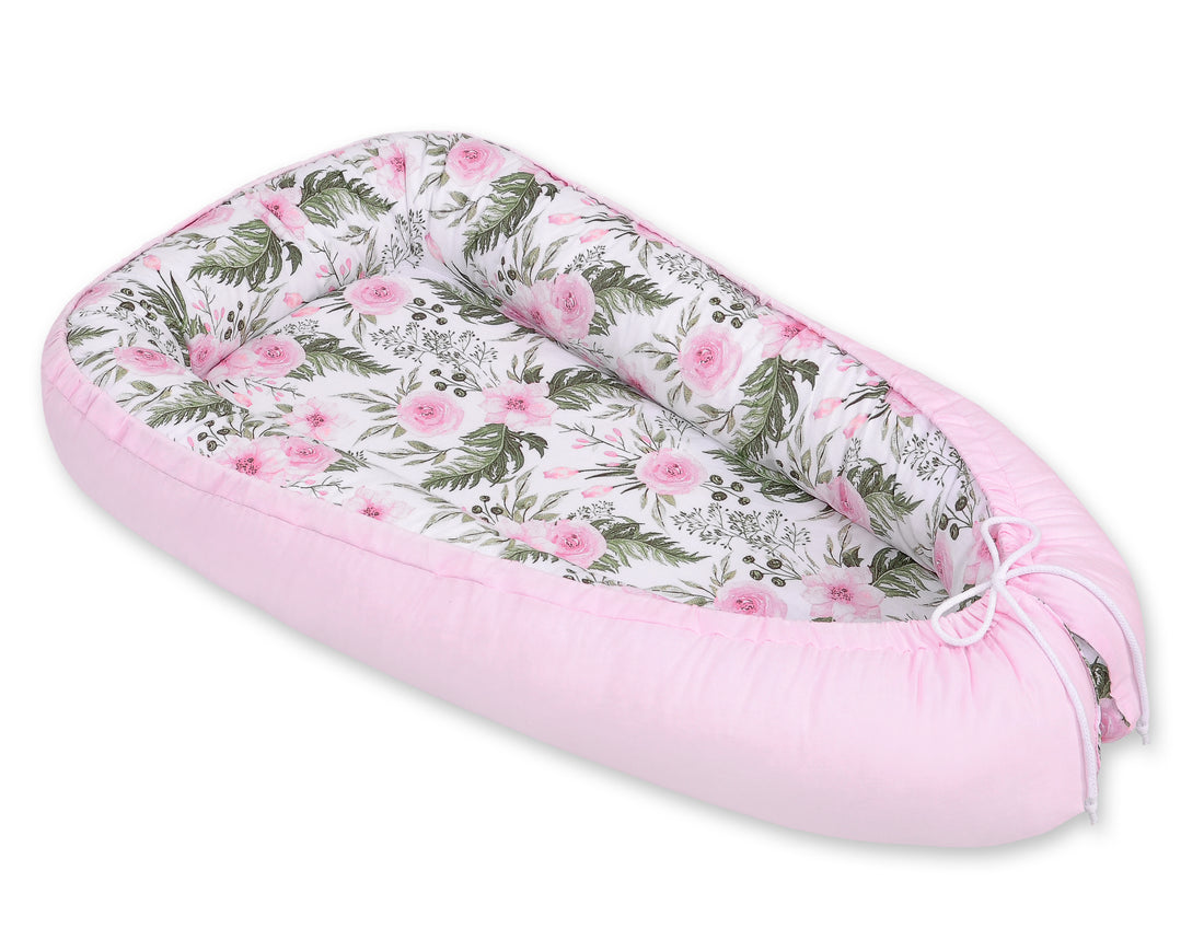 Baby nestje, cocon, veilige slaapomgeving – dubbelzijdig, verstelbaar, handgemaakt, BellaFurn