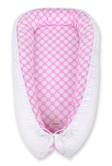 Baby nest, cocoon wiegje, veilig & knus slapen – dubbelzijdig, verstelbaar, BOBONO