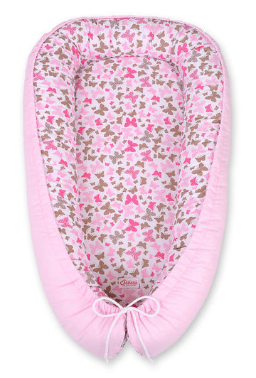 Baby nest - babynestje - Oeko-Tex katoen, verstelbaar, dubbelzijdig, veilig en comfortabel