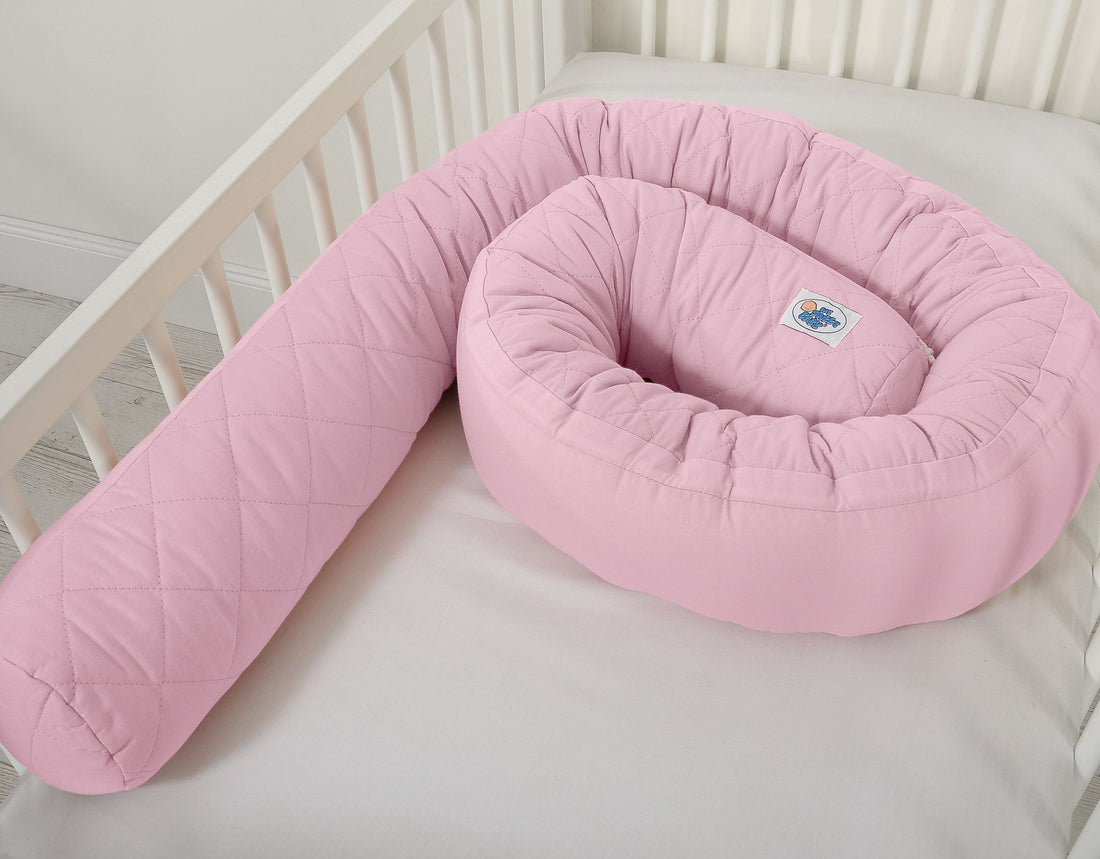 2-in-1 baby nest cocon - slangvormig kussen - ademend & zacht nestje voor pasgeborenen