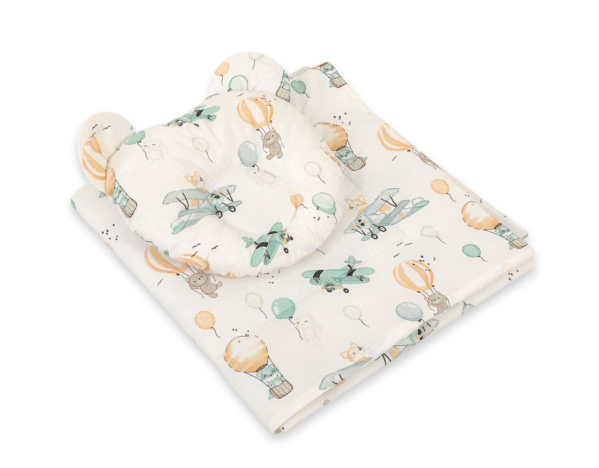 2-delige babyledikantset - babybeddengoed - Oeko-Tex katoen & ademend, veilig comfort