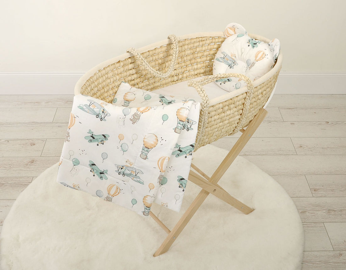 2-delige babyledikantset - babybeddengoed - Oeko-Tex katoen & ademend, veilig comfort