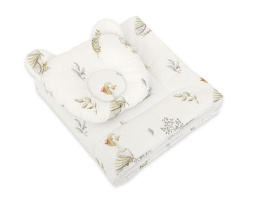 Baby dekbed met teddy kussen - beddengoedset - 100% katoen, veilig en zacht voor baby's