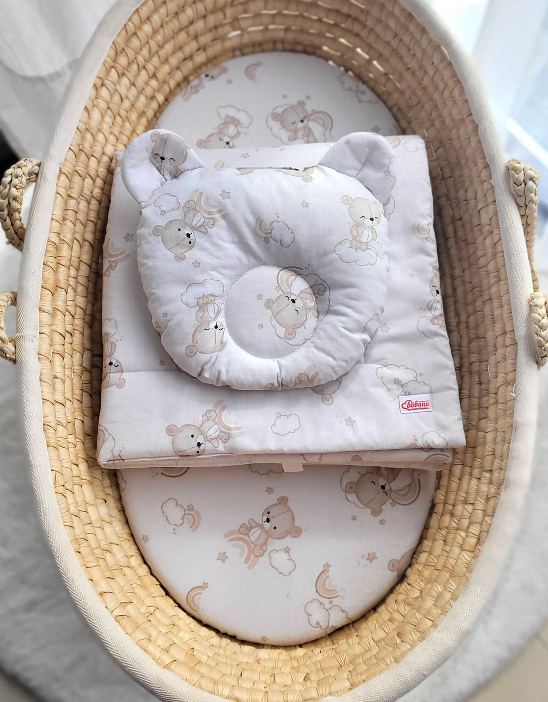 2-delige baby beddenset - wiegset - ademend & hypoallergeen katoen voor extra comfort