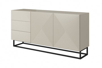 Asha ladekast 167 cm met laden en push-to-open systeem | Kleur: Kasjmier | Maat: 167x81x43 cm