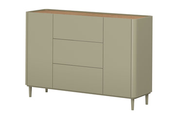 Elivo ladekast 150 cm met lades en deuren - Modern, duurzaam design | Kleur: Eucalyptus groen &