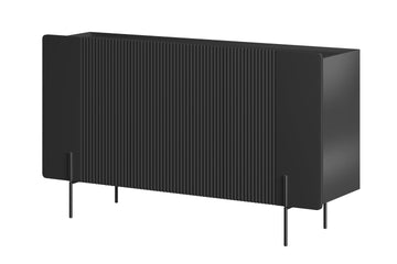 Malmi Ladekast 150 cm – Greeploos Design, Soft-Close, Mat Zwart | Kleur: Mat Zwart