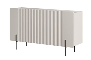 Malmi ladekast 150 cm met verstelbare planken, softclose & metalen poten | Kleur: Kasjmier