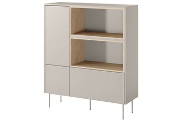 Desin ladekast 120 cm - Modern design met push-to-open lade | Kleur: Kasjmier/Nagano Eik