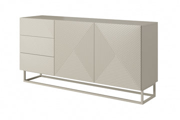 Asha ladekast 167 cm – Moderne ruime opbergkast met lades en deuren | Kleur: Kasjmier