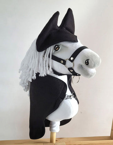 Set med fleecefilt och öronvärmare Hobby Horse A4 - hästfilt - mjuk och handgjord