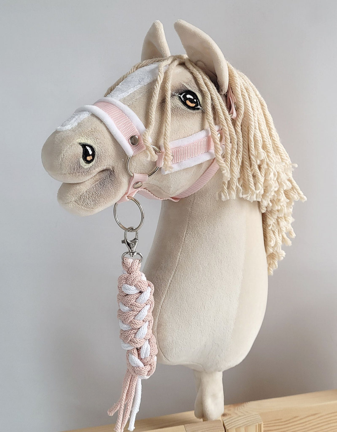 Touwlijn voor Hobby Paard - leiband - zacht & hypoallergeen katoen, schuurvrij
