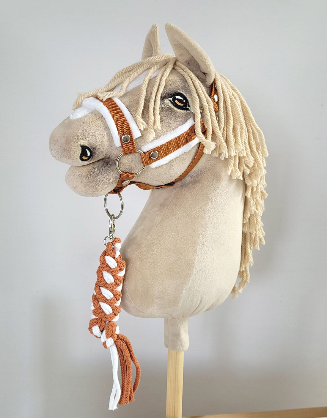 Tuigje voor Hobby Horse - hoofdstel - hypoallergeen en comfortabel - Dubbel Gedraaid Katoen