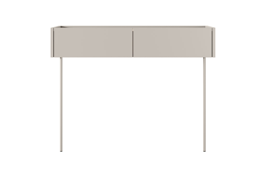 Desin Kaptafel 100 cm met 2 Lades - Modern Scandinavisch Design | Kleur: Kasjmier/Nagano Eik
