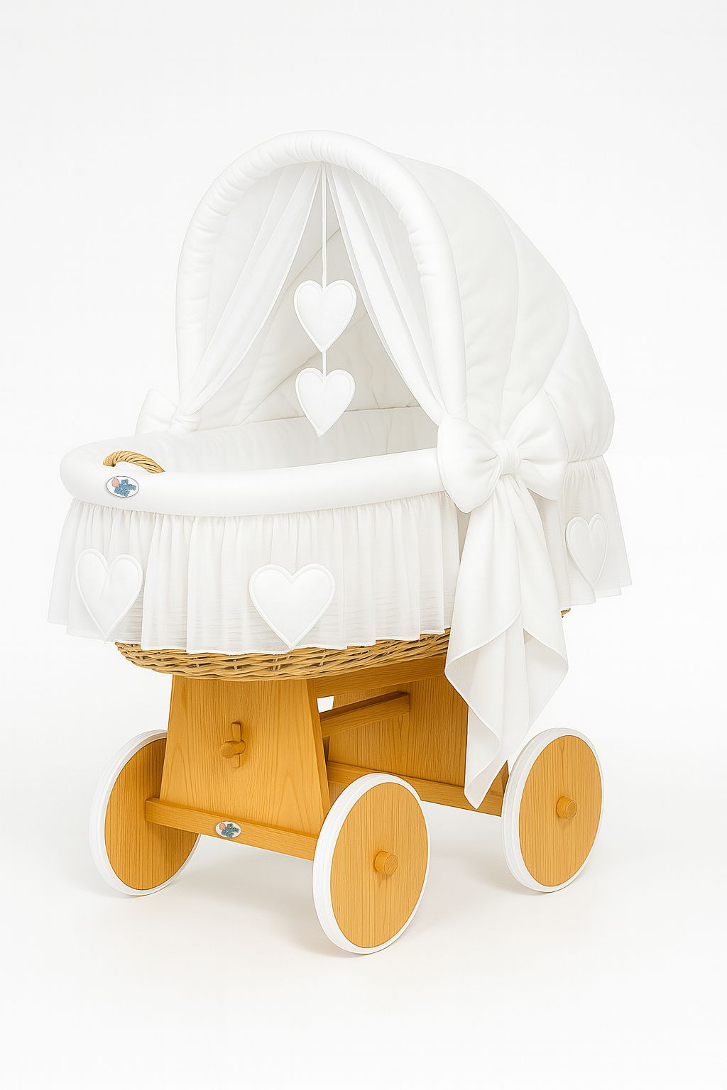 Wicker Wieg Amelie - handgeweven mand - duurzaam, comfortabel en veilig design
