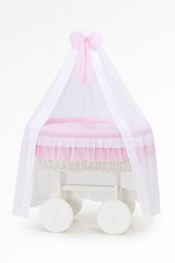 Wickelmand deluxe Bellamy - handgevlochten wieg - comfort en veiligheid voor baby's