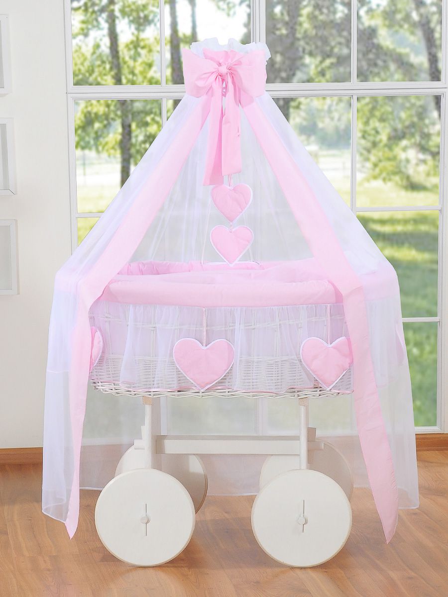 Wicker couveuse Amelie - handgeweven babybedje - comfortabel en veilig tot 9 maanden
