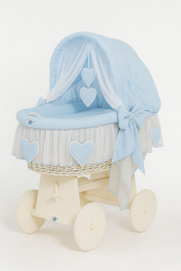 Wicker wieg Amelie - handgemaakte babywieg - natuurlijk en comfortabel slapen