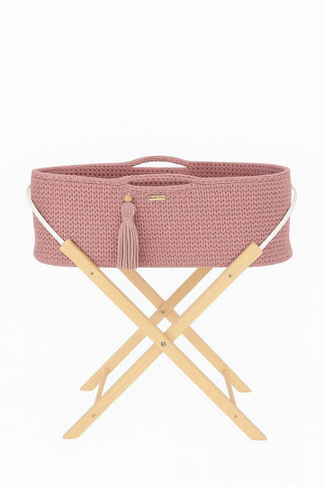 Handgjord spjälsäng - bohemisk spjälsäng - andningsbar bomull och antibakteriell madrass