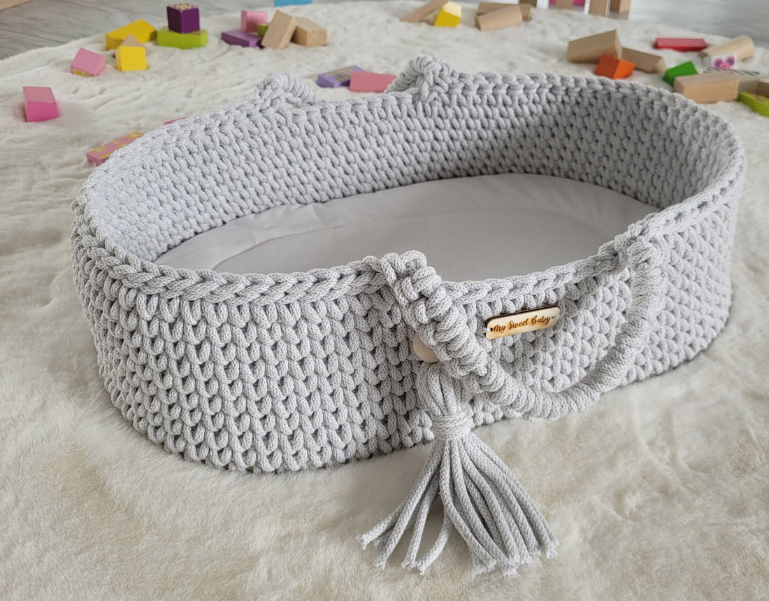 BOHO dockkorg - bomullskorg - handgjord och stabil för timmar av skoj