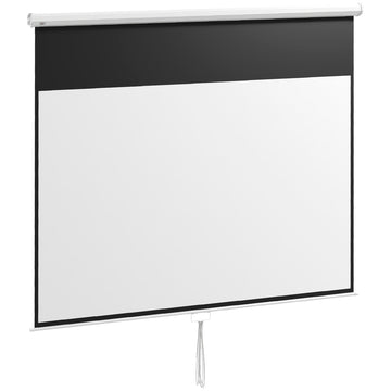 Projectorleinwand 120 inch 16:9 | Kleur: Wit | Afmetingen: 8x283x192 cm