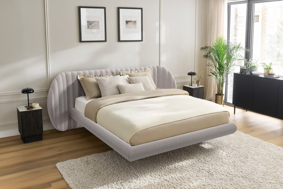 Galin Zwevend Slaapkamerbed met Levitatie-effect 180x200 | Kleur: Beige Maya 01