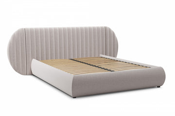 Galin Slaapkamerbed 160x200 met Opbergruimte - Modern en Comfortabel | Kleur: Beige Maya 01
