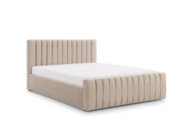 Nicole Gestoffeerd Bed 140x200 met Opbergruimte | Diverse kleuren | Maat: 151,5x106x228 cm