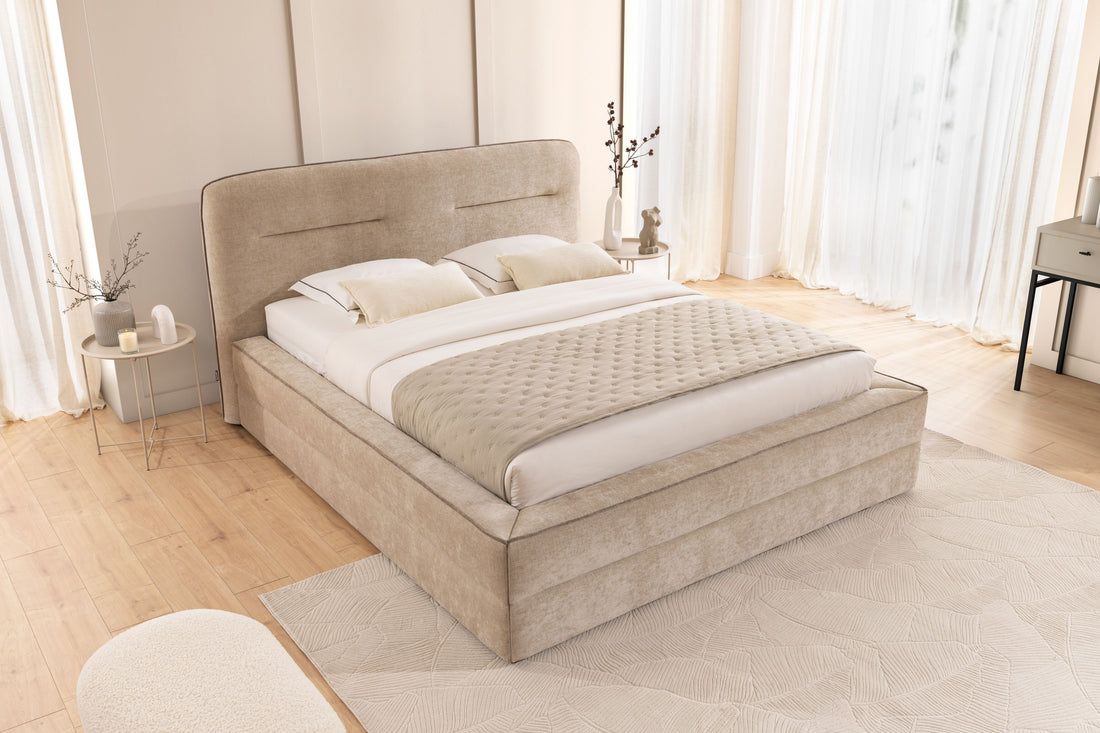 Tulia I Gestoffeerd Bed - Modern Slaapcomfort 140x200 cm | Kleur: Diverse | Maat: 140x200 cm