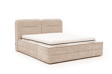 Tulia II Gestoffeerd Bed 140x200 - Modern Design, Stevig Houten Frame | Kleur: Diverse