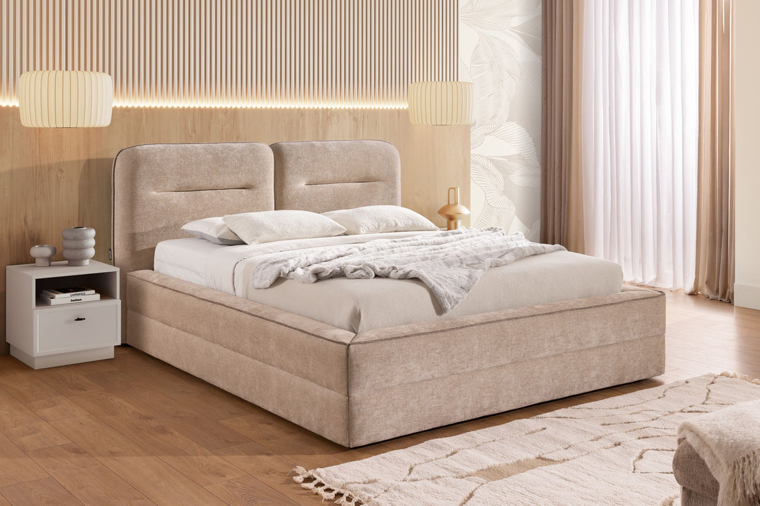 Tulia II Gestoffeerd Bed 180x200 - Stijlvol en Comfortabel | Kleur: Naar keuze