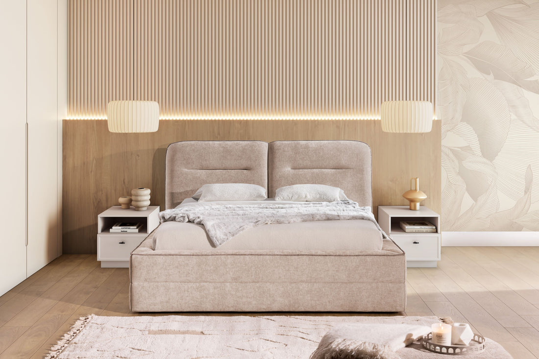 Tulia II Gestoffeerd Bed met Opbergruimte - Slaapcomfort & Design | Maat: 160x200 cm | Diverse