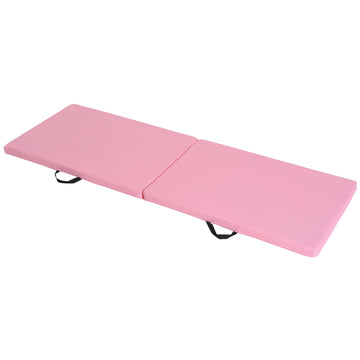 Vouwbare fitnessmat met handgrepen | Kleur: Blauw, Geel, Groen | Afmetingen: 60x180x5 cm