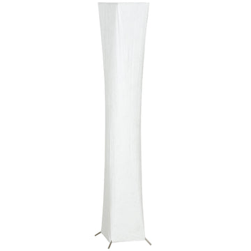 Moderne vloerlamp met papieren kap, 3 standen | Kleur: Wit | Afmetingen: 25x25x129 cm