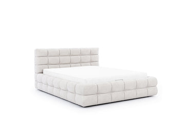 Magnelio Prestige Gestoffeerd Slaapkamerbed met Opbergruimte | Maat: 140x200 cm | Kleur: Naar keuze
