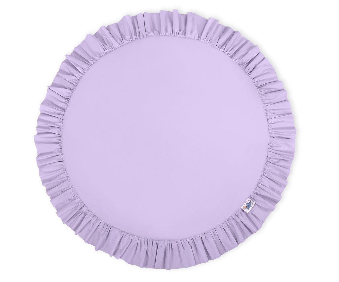 Hängande baldakin och lekmatta - barnbaldakin - säker Oeko-Tex bomull - lila