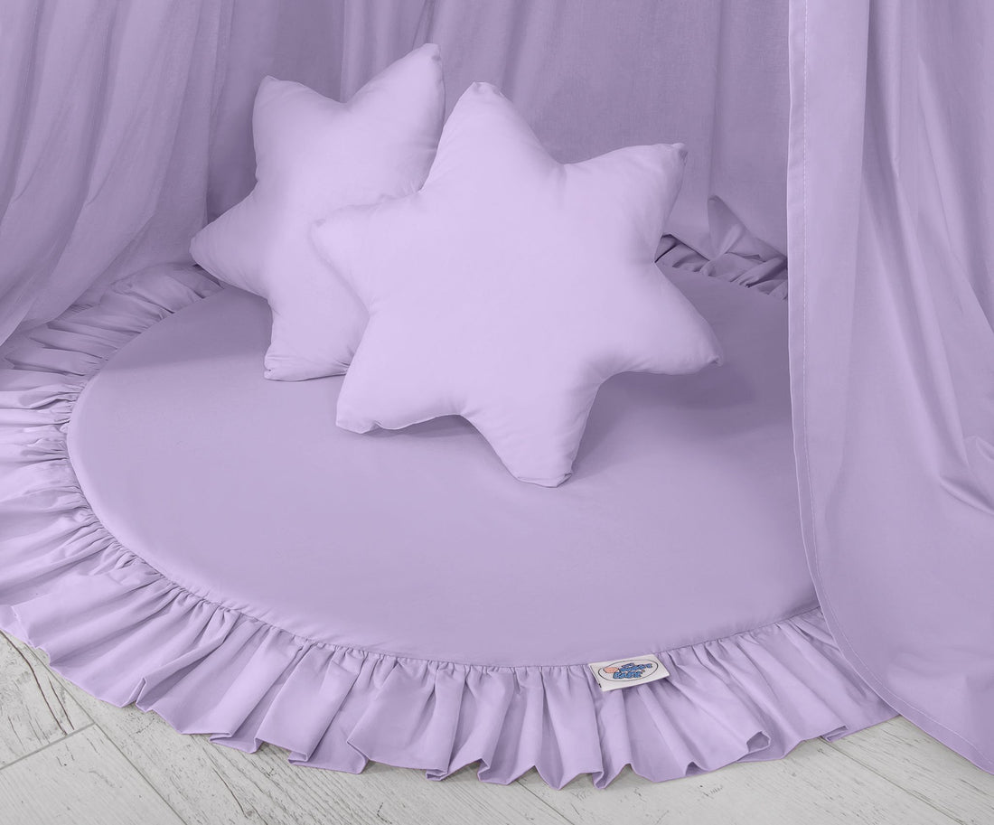 Hängande baldakin, himmelssängset – lekmatta och kuddar – Oeko-Tex bomull, komplett barnrum