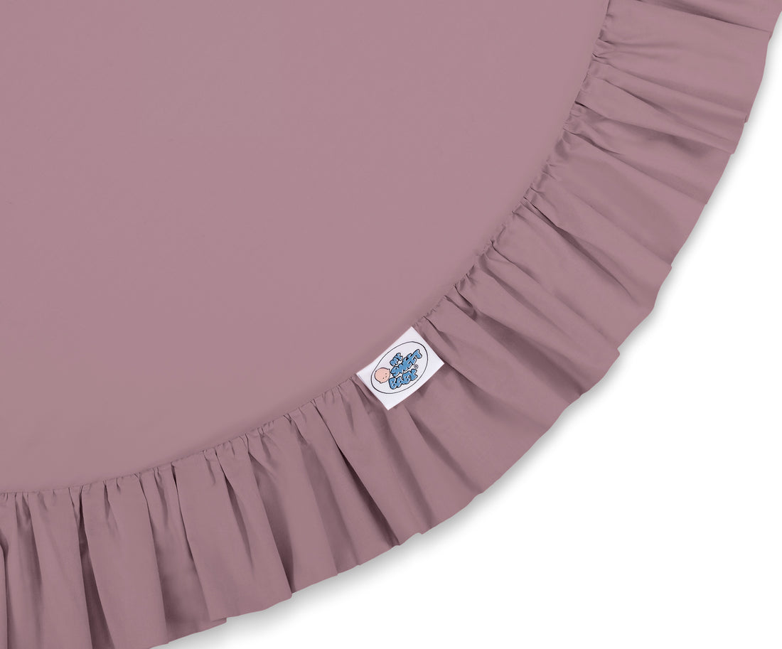 Vloerspeelkleed - speelmat - perfecte isolatie tegen koude vloeren, wasbaar, pastelviolet