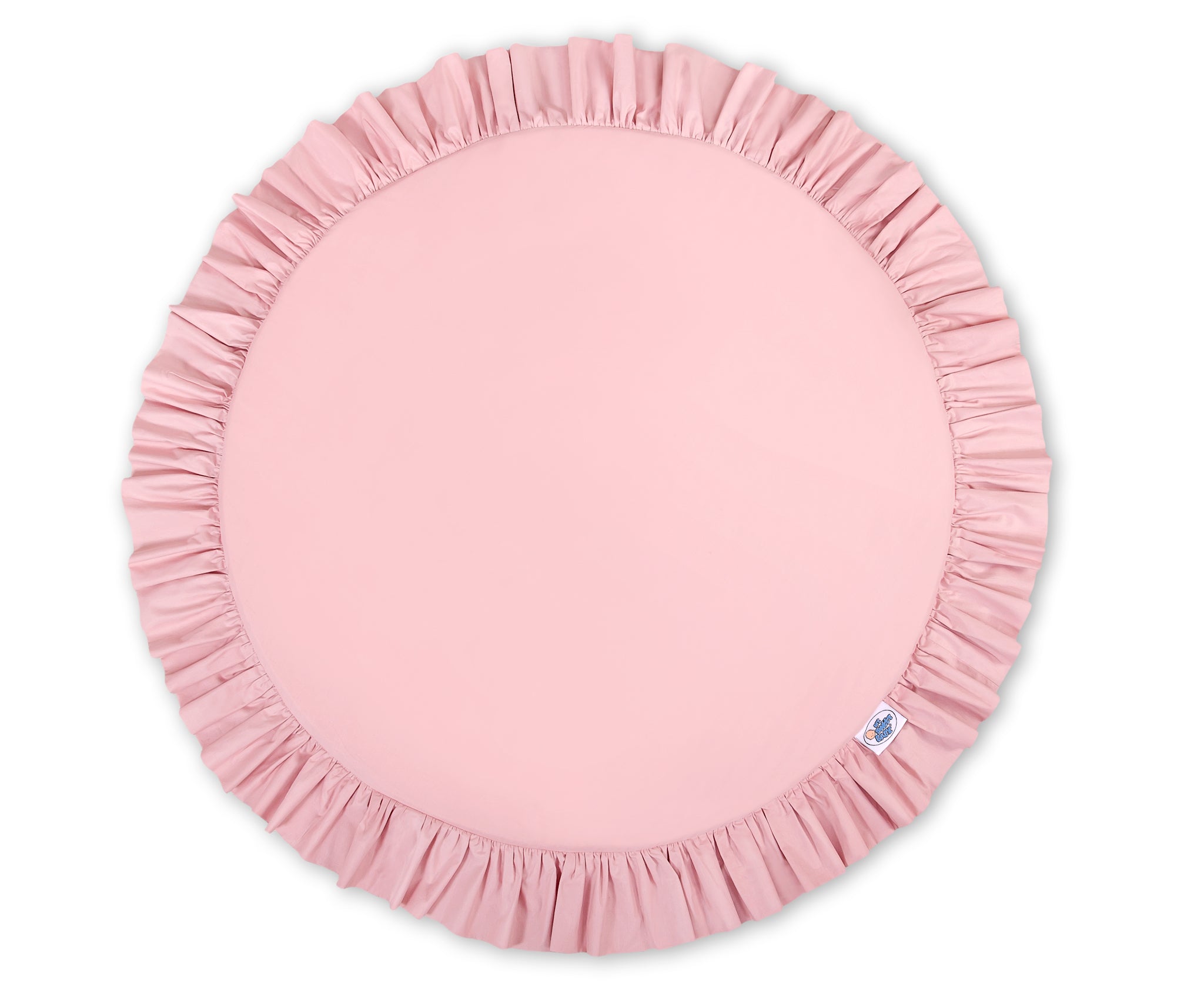 Vloerspeelmat - speelkleed - anti-allergisch & wasbaar, zachte vulling, pastel roze