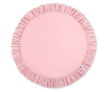 Vloerspeelmat - speelkleed - anti-allergisch & wasbaar, zachte vulling, pastel roze