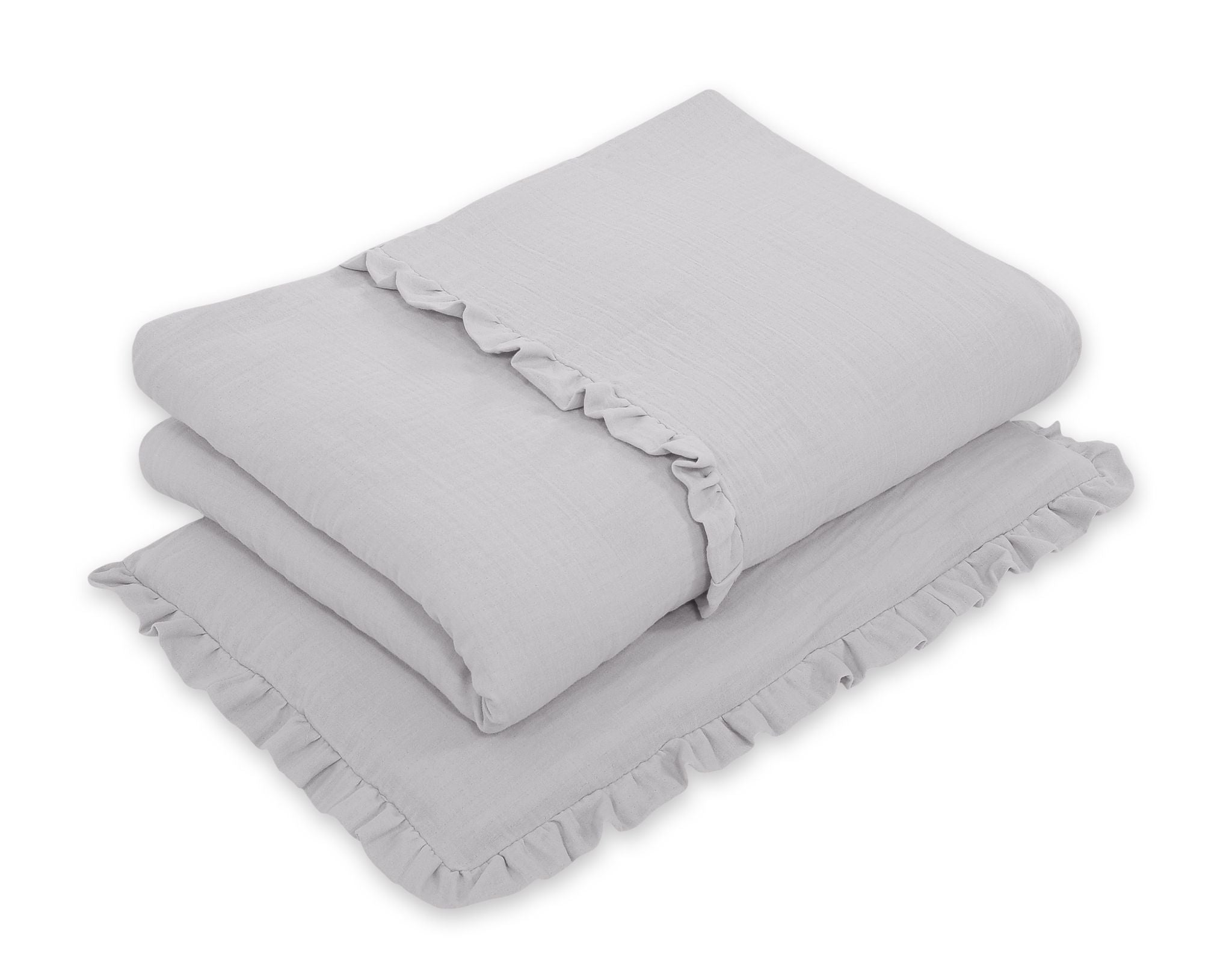 2-delige babyslaapset - baby beddengoedset - ademend muslin katoen voor gevoelige babyhuid