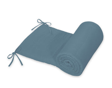 Universele molton ledikantbescherming - bedbumper - veilige demping, ademend katoen, 180x30 cm