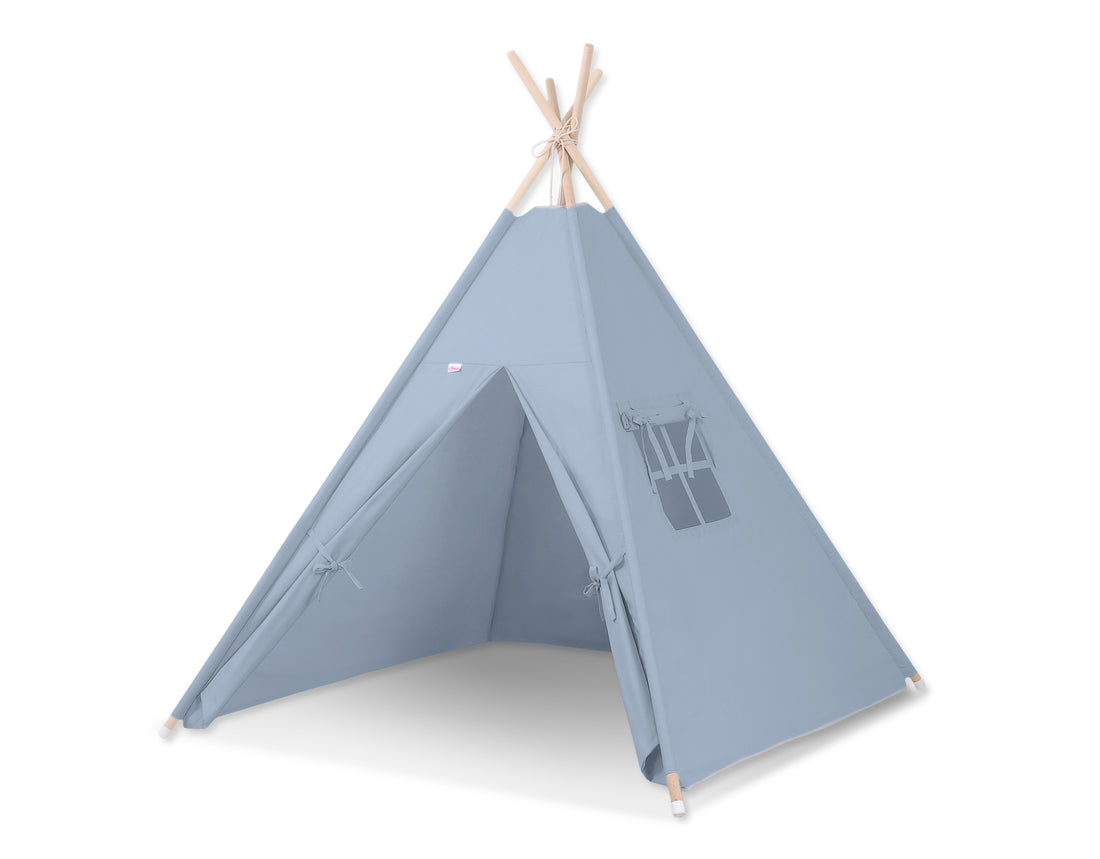 Tipi tent voor kinderen – speeltent – lichtgewicht & draagbaar, inclusief decoratieve veren